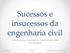 Sucessos e insucessos da engenharia civil Como é que sucessos se transformam em insucessos?