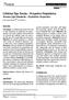 Cefaleias Tipo Tensão - Perspetiva Psiquiátrica Tension Type Headache - Psychiatric Perspective