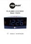 PLL ALARM CLOCK RADIO Model : FRA252