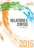 Relatório e Contas - 1º Semestre