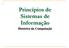 Princípios de Sistemas de Informação. Histórico da Computação