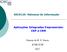 SSC0120- Sistemas de Informação Aplicações Integradas Empresariais: ERP e CRM
