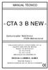 MANUAL TÉCNICO - CTA 3 B NEW - Comunicador Telefônico PSTN Bidirecional