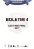 BOLETIM 4 LDU FASE FINAL 2017