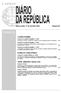 I SÉRIE ÍNDICE. Assembleia da República. Presidência do Conselho de Ministros. Trabalho, Solidariedade e Segurança Social