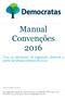 Manual Convenções 2016