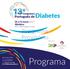 Congresso. Português dediabetes. 10 a 12 março 2017 Albufeira EPIC SANA Algarve Hotel. Programa. Programa. Secretariado