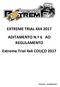 EXTREME TRIAL 4X ADITAMENTO N.º 6 AO REGULAMENTO Extreme Trial 4x4 COUÇO 2017
