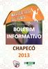 A etapa do Máster SESI de Tênis conforme calendário será realizado em Chapecó, nos dias 14 e 15 de setembro de 2013.