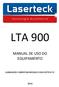 LTA 900 MANUAL DE USO DO EQUIPAMENTO ALINHADOR COMPUTADORIZADO COM SOFTECK FC