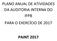 PLANO ANUAL DE ATIVIDADES DA AUDITORIA INTERNA DO IFPB PARA O EXERCÍCIO DE 2017