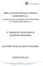 BRPR 56 SECURITIZADORA DE CRÉDITOS IMOBILIÁRIOS S.A. 1ª. EMISSÃO DE CERTIFICADOS DE RECEBÍVEIS IMOBILIÁRIOS RELATÓRIO ANUAL DO AGENTE FIDUCIÁRIO