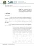 Parecer Jurídico nº 30/2015 Interessado: CAU/DF. Assunto: Contratação de serviço de Cerimonial para o 4º Encontro do CAU/DF Carta Convite