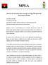 MPLA. Discurso do Camarada João Lourenço na 2ª Reunião do Comité Internacional da OMA