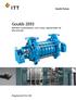 Goulds Bombas multicelulares com corpo segmentado de alta pressão. Goulds Pumps