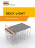 DECK LIGHT MANUAL DE UTILIZAÇÃO