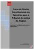 Curso de Direito Constitucional em Exercícios para o Tribunal de Justiça de Alagoas