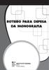 ROTEIRO PARA DEFESA DA MONOGRAFIA