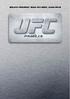 Sumário. Tema: UFC FAMÍLIA Entrando no combate. Prefácio Instruções para o Líder Lista de Presença...05