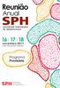 Reunião. Anual. Programa Provisório. novembro 2017 HOTEL TIVOLI MARINA VILAMOURA SOCIEDADE PORTUGUESA DE HEMATOLOGIA