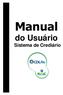 Manual. do Usuário Sistema de Crediário