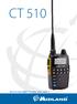 CT 510 RICESTRASMETTITORE VHF/UHF
