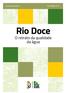 NOVEMBRO 2016 RELATÓRIO TÉCNICO. Rio Doce. O retrato da qualidade da água