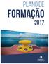 PLANO DE FORMAÇÃO 2017