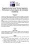 Regulamento dos Cursos Técnicos Superiores Profissionais na Escola Superior de Actividades Imobiliárias