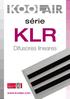 série KLR Difusores lineares