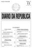 DIÁRIO DA REPÚBLICA SUMÁRIO. Terça-feira, 21 de Março de 2006 Número 57 II