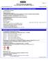 Ficha de dados de segurança Em conformidade com 1907/2006/CE, Artigo 31.º