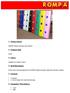 1. Product Name. 2. Product Code. 3. Colour. 4. Brief Description. 5. Contents. 6. Snoezelen Stimulations. ROMPA Rainbow Bumpas with Vibration