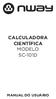 CALCULADORA CIENTÍFICA MODELO SC-101D