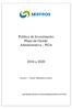 Política de Investimento Plano de Gestão Administrativa PGA