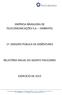 EMPRESA BRASILEIRA DE TELECOMUNICAÇÕES S.A. EMBRATEL 1ª. EMISSÃO PÚBLICA DE DEBÊNTURES RELATÓRIO ANUAL DO AGENTE FIDUCIÁRIO EXERCÍCIO DE 2013