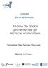 Análise de dados provenientes de técnicas moleculares