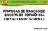 PRATICAS DE MANEJO DE QUEBRA DE DORMÊNCIA EM FRUTAS DE SEMENTE JOSÉ LUIZ PETRI