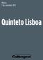 Música 7 de setembro Quinteto Lisboa
