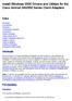 Install Windows 2000 Drivers and Utilities for the Cisco Aironet 340/350 Series Client Adapters