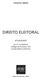 LOURIVAL SEREJO DIREITO ELEITORAL ATUALIZADO. Lei nº /2015 Código de Processo Civil Jurisprudência eleitoral