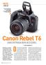 Canon Rebel T6 uma entrada bem acessível