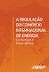 A REGULAÇÃO DO COMÉRCIO INTERNACIONAL DE ENERGIA. Combustíveis e Energia Elétrica