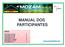 MANUAL DOS PARTICIPANTES