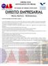 ORDEM DOS ADVOGADOS DO BRASIL VIII EXAME DE ORDEM UNIFICADO DIREITO EMPRESARIAL PROVA PRÁTICO - PROFISSIONAL