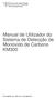 Manual de Utilizador do Sistema de Detecção de Monóxido de Carbono KM300