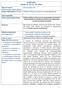 CALASS 2016 Brasilia, 21, 22 e Tipo de resumo (Comunicação oral ou poster) Comunicação oral. Tema especifico Titulo comunicação/poster