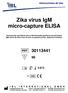 Zika virus IgM micro-capture ELISA