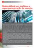Sinistralidade em turbinas a vapor para geração de energia