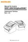 Manual De Usuário SRP-350/352plusIIA&C Impressora Térmica Rev. 1.01